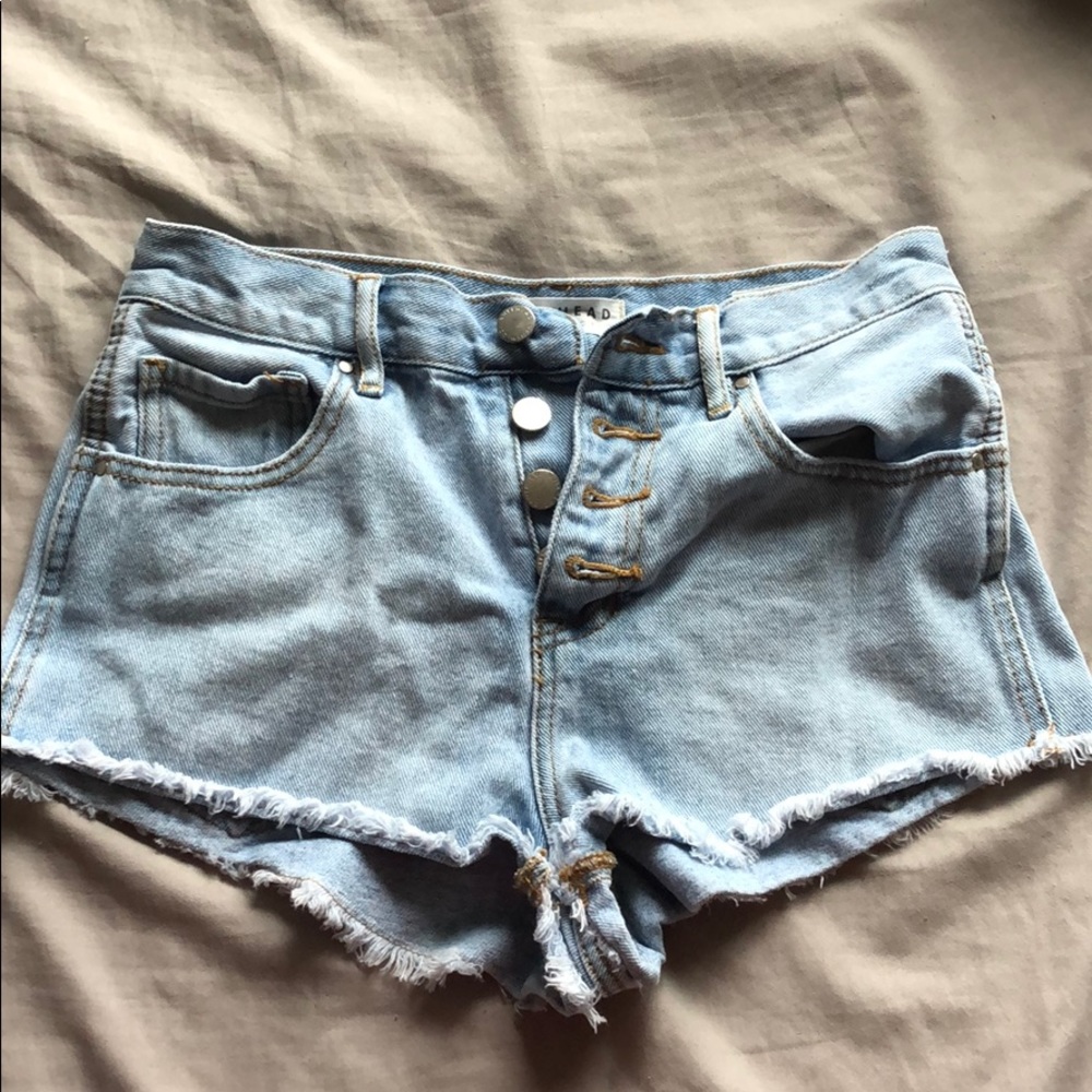 Bullhead denim co high rise jean shorts